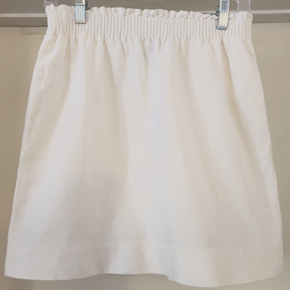 J. Crew white skirt